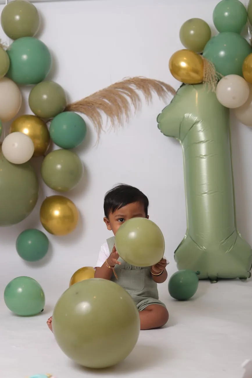 adorable child s first birthday balloon celebration